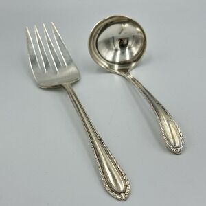 International Silver Ladyship 1937 Serving/Cold Meat Fork & Gravy/Sauce Ladle